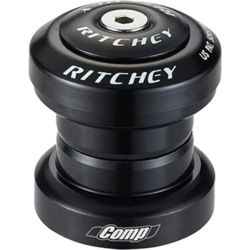 Ritchey Comp Logic Threadless Headset Black, 1-1/8In, Ec34/28.6, Ec34/30