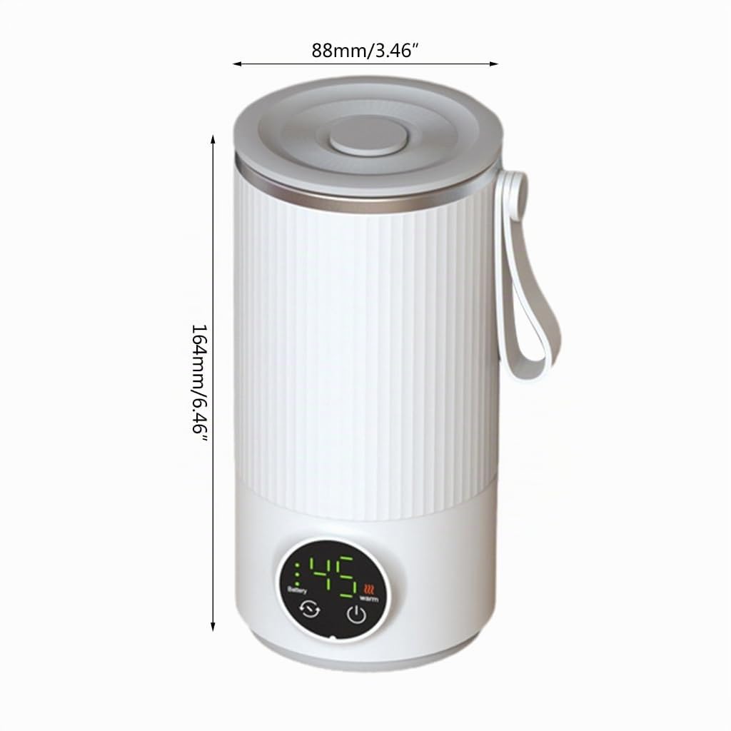 Mug isotherme rechargeable par USB avec 6 températures de chauffage USB
