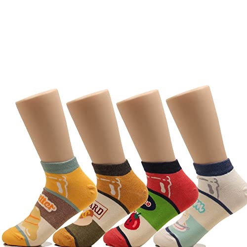 image for WOWFOOT Women Girls Sweet Animal Zoo Cute Funny Novelty Crew Dog Cat O