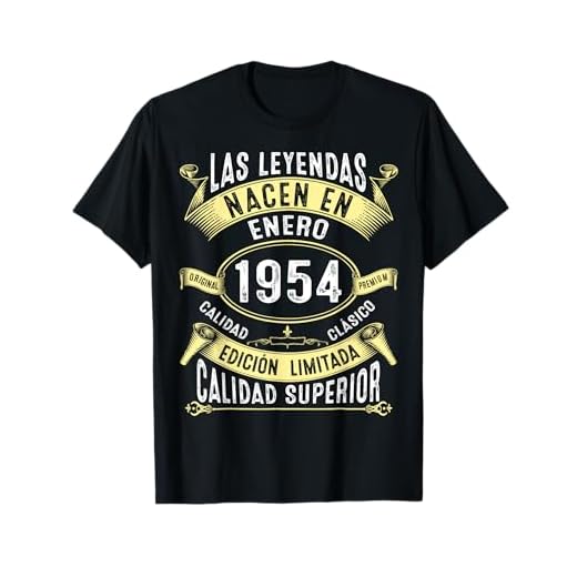 70 Cumpleaños hombre mujer 70 años Enero 1954 regalo Camiseta