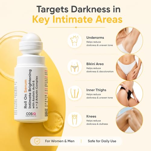 Image of Cos-IQ Pack of 2, Intimate Brightening Roll-On Serum, 40ml