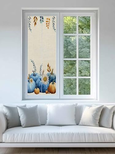 Película para ventana privacidad con diseño de calabazas 17.7 x 39.3 in miniatura 3