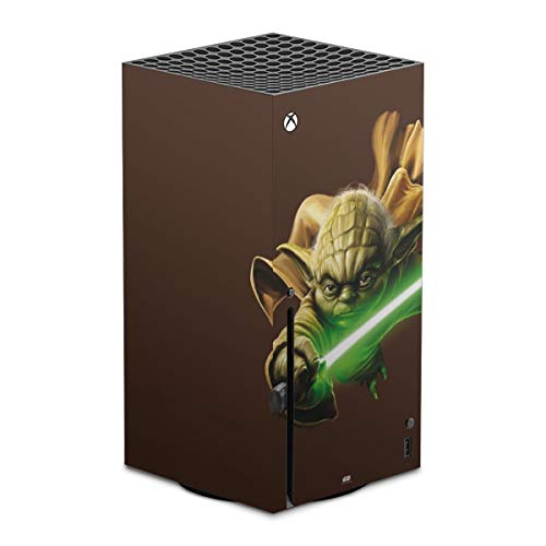 DeinDesign Autocollant Compatible avec Microsoft Xbox Series X Sticker Film Autocollant Star Wars Yoda Articles pour Fans Cover