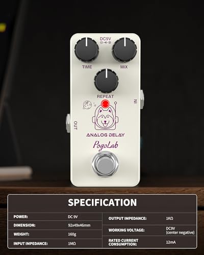 Pogolab Delay Pedal, Delay Pedals For Electric Guitar thumb #5