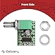 AZDelivery PAM8403 digitaler Mini Audio Verstärker 2x 3 Watt DC 5V Leistungsverstärkerplatine mit Potentiometer für DIY Lautsprecher und Kopfhörer inklusive EBook