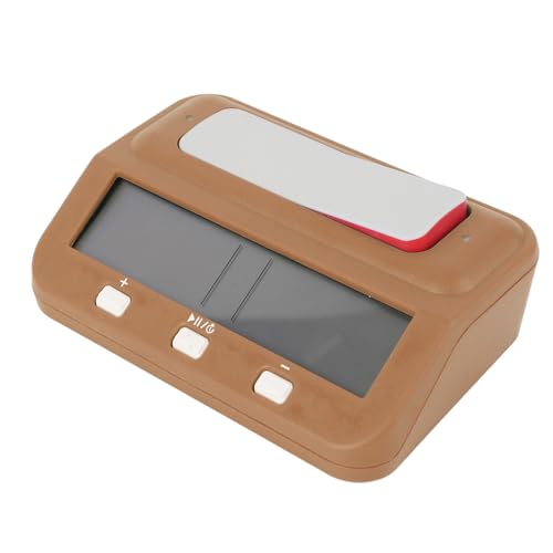 Reloj de ajedrez digital con alarma y memoria (Tan) miniatura 5