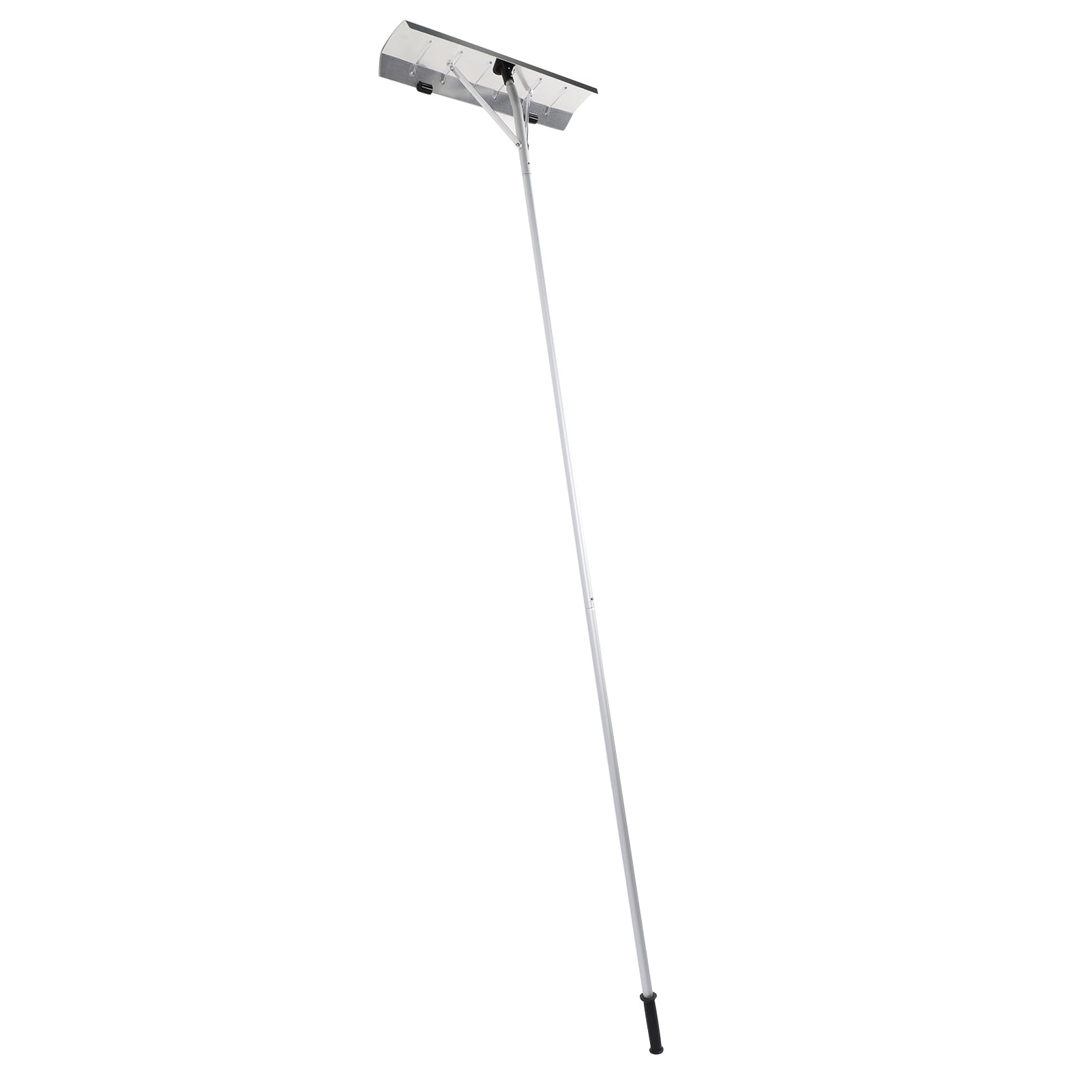 Tnfeeon Rastrillo de Nieve para Techo de Aluminio, Deslizamiento Suave de Doble Rueda para Limpiar la Nieve sin Esfuerzo, Ajustable de 4,8 Pies a 19,9 Pies, Diseño Liviano, Propietarios de