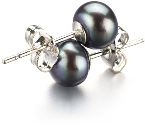 6-7mm AA Quality Freshwater 925 Sterling Silver Cultured Pearl Earring Pair For Women2