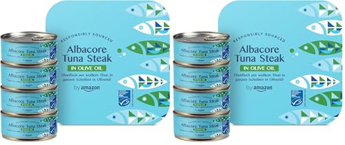 by Amazon MSC Bonito Del Norte En Aceite De Oliva, 4x160g (Paquete de 2)