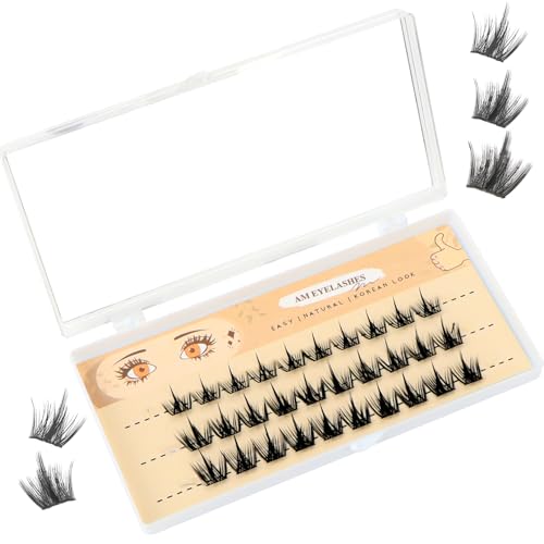 MOTIBACK Juego de 30 pestañas autoadhesivas, 10/11/12 mm, extensiones de pestañas postizas, reutilizables, sin pegamento