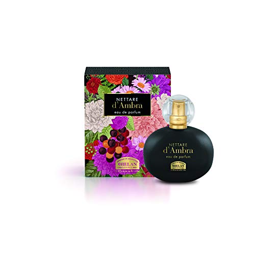 Helan, Nettare D'Ambra, Perfume Mujer, Eau de Parfum para la Piel del Cuerpo - Toques Gourmand y Notas de Vainilla Bourbon - 50 ml - Made in Italy