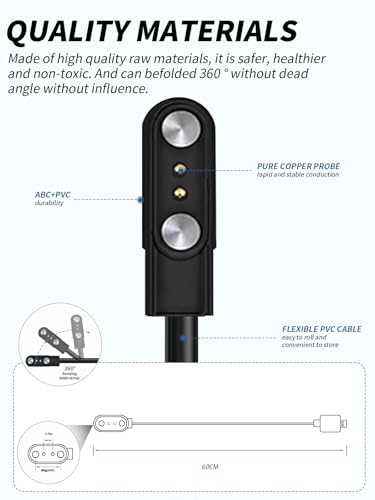 Câble de charge TEMINICE IDW25 cordon USB magnétique pour montre connectée - 3