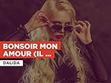 monocanal  Bonsoir mon amour (il silenzio) al estilo de Dalida