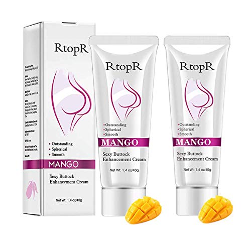 Mango Sexy Hip Buttock Enlargement Cream Lift Up Buttock Enhancement Massage Cream Hip Lift Up Butt Firm Skin Enlargement Sexy Hip Massage Cream(2PCS)