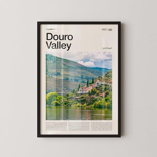 Douro Valley Portugal Wall Art, Vineyard and River Landscape Print, Douro Valley Poster, Scenic Wine Country Photography Decor3