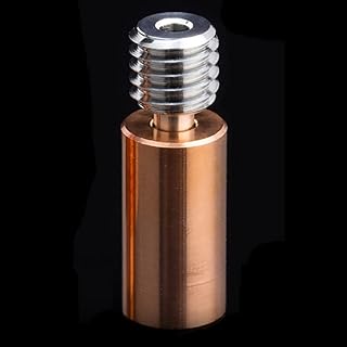 Upgrade Smooth BiMetal Heatbreak All Metal Titanium Copper Thermal Barrel Tube Compatible with Sidewinder X1 X2, Original Kraken Chimera + Cyclops Plus Muti Color Hotend 3D Printer (Smooth Version)