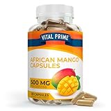 FourRoar Vital Prime African Mango Supplements 120 Capsules 500MG | African Mango Extract Capsules 4 Month Supply Pills Non-GMO