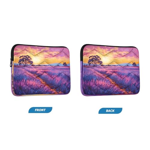 Funda para portátil 13-14 pulgadas con diseño floral y tela impermeable miniatura 2