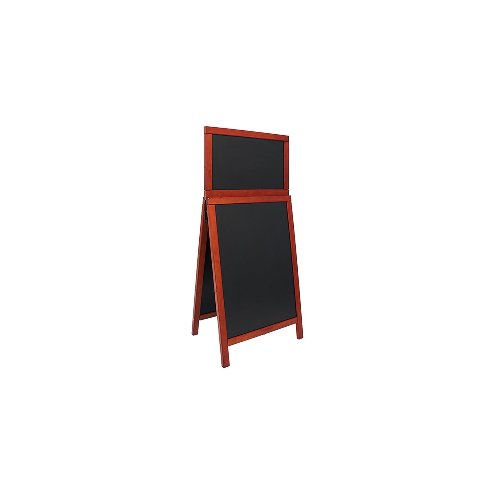 Securit Mahogany - Pizarra para tiza con extensión (55 x 120 cm, acabado lacado)
