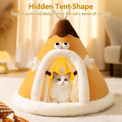 Lit-cave for chat lavable pour protéger votre animal du froid - 3