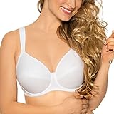 Gaia Damen Soft BH Klassisch Glatt Unterwäsche Große Brüste 075 Maddalena, Weiß 2,65J