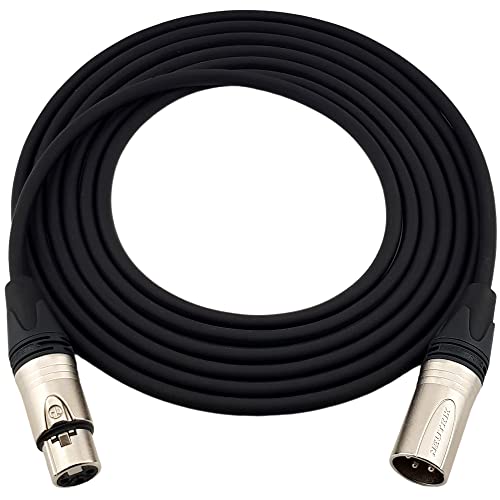 Câble micro MCN1160 XLR femelle mâle Neutrik 6m pour microphone de scène
