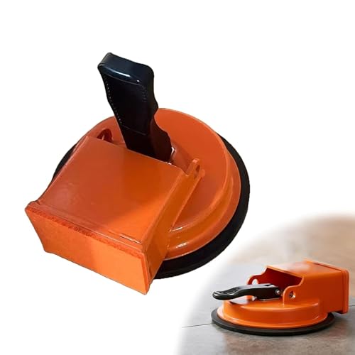Saker Floor Gap Fixer Tool Laminate Floor Gap Fixer Tool & Tapping Block Kit | Professional Flooring Installation Tool for Wood & Laminate Planks (Orange Tool)