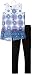 Amy Byer Big Girls' Print Chiffon Flyaway Back Legging Set