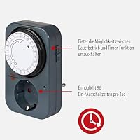Brennenstuhl 3er Set Zeitschaltuhr MZ 20, mechanische Timer-Steckdose – Ansicht 3