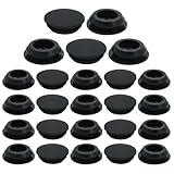 EASYEAH 25PCS Rubber Plugs for Round Holes - 1/2