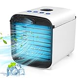 Portable Air Conditioner, 3 Kinds of Wind Intensity Personal Air Cooler, Mini Fan Air Cooler...