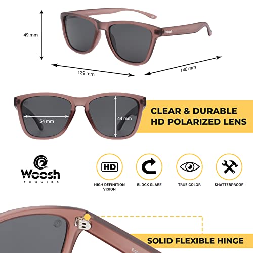 Image of Woosh Polarized Lightweight Sunglasses for Men and Women -Unisex Sunnies for Fishing Beach Running Sports and Outdoors