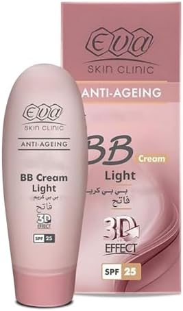 Eva Skin Clinic Collagen BB Cream Provide You With 5 Instant Effects Coverage & Absorbing Excess Oil & Sun Protection (1.76 oz) - 50ml (Collagen BB Cream Light)