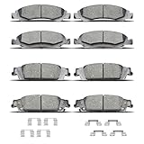 DYZJKWJW D1363 D1707 Front Rear Ceramic ...