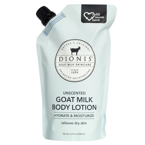 Dionis Unscented Goat Milk Body Lotion Refill Pouch 20 fl oz