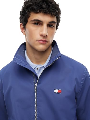 Tommy Jeans Herren Windbreaker Jacke mit Stretch-Bündchen und -Saum, Violett (Blue Storm), XL – Ansicht 3