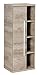 Produktbild FACKELMANN Midischrank Stanford/Badschrank mit gedämpften Scharnieren/Maße (B x H x T): ca. 42 x 106 x 32 cm/hochwertiger Schrank/Anschlag: Links/Korpus: Braun hell/Front: Braun hell