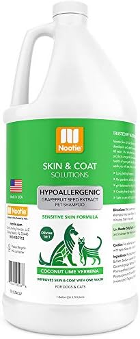 Nootie - Pet Shampoo for Sensitive Skin - Revitalizes Dry Skin & Coat - Natural Ingredients - Soap, Paraben & Sulfate Free - Cleans & Conditions