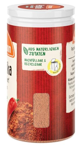 Ostmann Gewürze -Paprika rosenscharf | Schärfe für Gulasch, Suppen und Eintöpfe | 35 g in der Streudose
