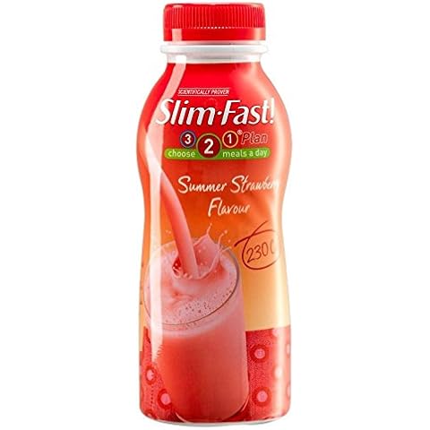 Slim-Fast Summer Strawberry Flavour Milkshake (325ml) - Pack of 2 Cover