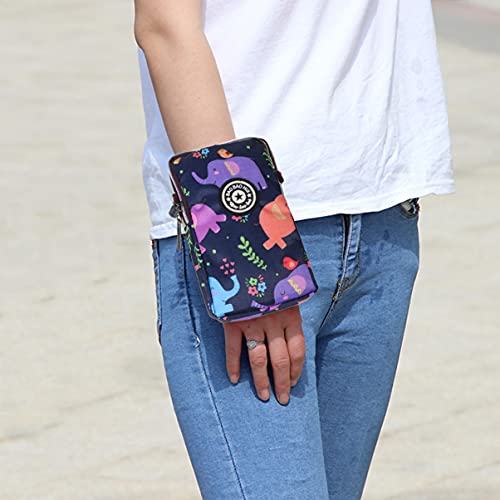 SOIMISS 1 PC Zipper Phone Bolsa Mulher Cross- Body Bag Moda Bolsa Pescoço Sacos Sacos de Armazenamen