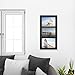 Malden International Designs 5x7 3 Opening Black Linear Collage Frame