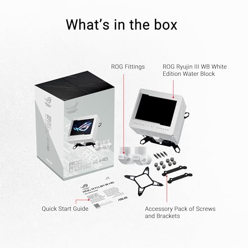 ASUS ROG RYUJIN III WB WHT CPU Water Block - image 7