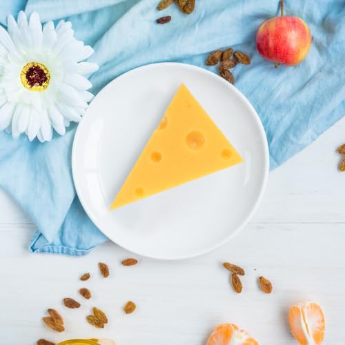 VICASKY Fake Cheese Realistic Food Prop Model Faux Cheese Wedge for Photography Play Imagination Learning Displays Props Classroom Activities