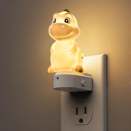 Image of L LOHAS LED Plug in Night Light for Kids, 3D Cute Dinosaur Night Lights