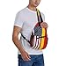 German America Flag Sling Bag Crossbody Backpack Chest Shoulder Backpack Men Women Hiking Outdoor