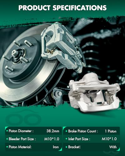 Image of SCITOO 19B6277 19B6276 Rear Left & Right Disc Brake Calipers Assembly w /Bracket For Subaru For Legacy 2010-2012 2014,For Subaru For Outback 2010-2012