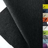 schwarzer wollstoff aus schottland Breite: 100cm | Dicke: 5mm | 100% Polyester | Gewicht: 920 g / m² | nur Handwäsche oder Reinigung, bügeln auf mittlerer Stufe, nicht trocknergeeignet