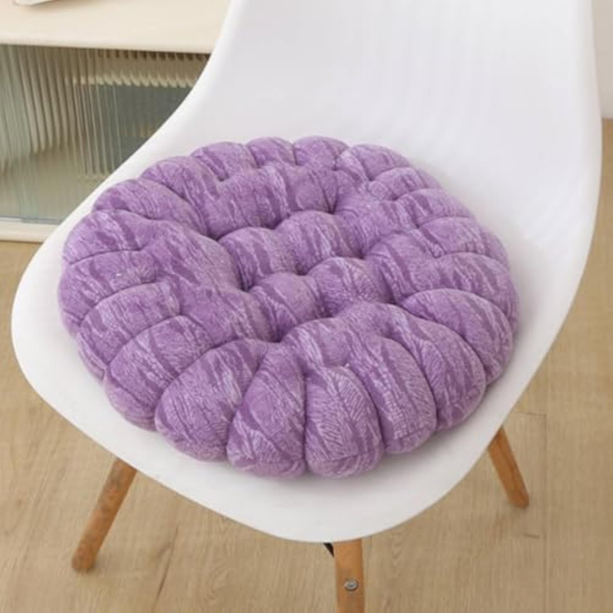 Thick Velvety Chair Cushion for Office & Study, Green