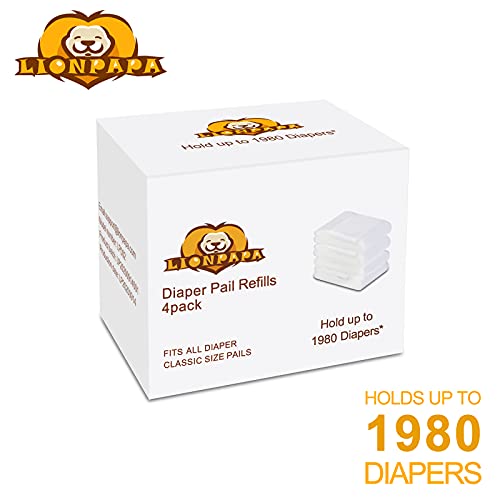 Lionpapa Refills Compatible With Dekor Classic Diaper Pails Pails,4 Pack… #TOP1